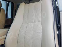 Range Rover Vogue TDV8 (L322) - anno 2008 - Restauro completo dell’interno in pelle e delle plastiche  - Lo schienale del sedile guida. (DOPO)