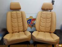 Ferrari 308 GTSi quattrovalvole - anno 1984 - Restauro di sedili e volante e pulizia dell’interno - Panoramica dei sedili. (DOPO)