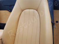 Maserati 4200GT Spyder CambioCorsa - anno 2003 - Restauro completo dell’interno - Particolare dello schienale del sedile guida. (DOPO)