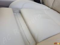 BMW 335d E92 - anno 2010 - Restauro sedili, volante e lavaggio abitacolo. - Dettaglio della seduta di guida. (DOPO)