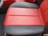 Mercedes Benz SLK 200 Kompressor - anno 2002 - Restauro completo degli interni - Particolare della seduta del sedile guida. (DOPO)