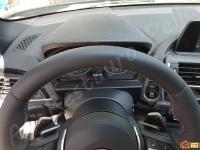 BMW 125d M-sport: Rivestimento in vera pelle e personalizzazione volante  - Panoramica della parte alta della corona. (DOPO)