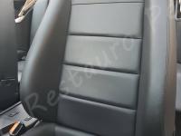 Ferrari Mondial T cabrio - anno 1992 - Restauro completo degli interni >>>> - Particolare dello schienale di guida. (DOPO)