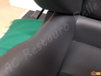 Ferrari Mondial T cabrio - anno 1992 - Restauro completo degli interni >>>> - Dettagli seduta passeggero. (DOPO)