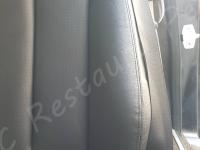 Mercedes 300SL-24 (R129) - anno 1990 - Restauro completo degli interni - Dettaglio del fianchetto sinistro dello schienale di guida. (DOPO)