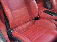 Ferrari 599 GTB - Lavaggio completo dell’interno con trattamento ammorbidente - Panoramica sedile passeggero. (DOPO)