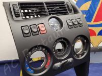 Fiat Coupè 20v Turbo - Restauro delle plastiche interne -  >>>>>>>>>>> - Dettaglio della parte superiore della consolle centrale. (DOPO)