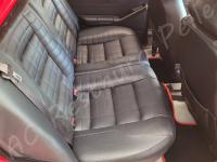 Lancia Delta HF Integrale Evo1- anno 1992 - Restauro completo dell’interno - Panoramica divano posteriore. (DOPO)
