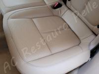 Porsche Cayenne 2012 - Lavaggio completo dell’interno in pelle e della moquette - Particolare seduta posteriore. (DOPO)