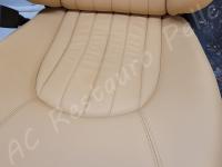 Maserati 4200GT – Restauro completo dell’interno: pelle e plastiche. - Particolare della seduta di guida. (DOPO)