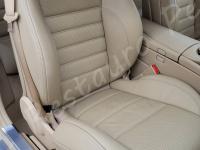 Mercedes CL63 AMG – Lavaggio e igienizzazione di tutto l'abitacolo e restauro pulsanti appiccicosi - Panoramica sedile passeggero. (DOPO)