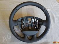 Opel Vivaro – anno 2011 – Rivestimento volante in vera pelle con personalizzazione - Panoramica del volante. (DOPO)