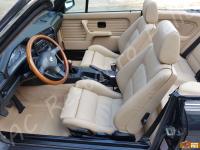 BMW 320i cabrio (E30) - anno 1989 - Restauro completo interno in pelle >>> - Panoramica dell'abitacolo. (DOPO)