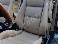 BMW 320i cabrio (E30) - anno 1989 - Restauro completo interno in pelle >>> - Panoramica del sedile guida. (DOPO)