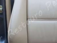 BMW 320i cabrio (E30) - anno 1989 - Restauro completo interno in pelle >>> - Dettaglio del fianchetto destro sedile passeggero. (DOPO)
