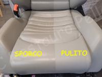 Ferrari 360 Modena spider – Restauro completo degli interni >>>>> - Confronto 50/50 Sporco/Pulito su sedile guida. (DURANTE)