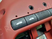 Ferrari 612 Scaglietti – Restauro delle plastiche appiccicose >>>>>>>>>> - Dettaglio dei pulsanti della plafoniera. (DOPO)
