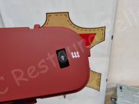 Ferrari 612 Scaglietti – Restauro delle plastiche appiccicose >>>>>>>>>> - Dettagli comandi sedile elettrico passeggero. (DOPO)