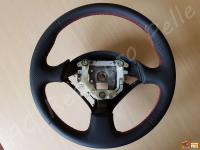 Honda S2000 - anno 1998 – Rivestimento volante e cuffia cambio in vera pelle con personalizzazione - Panoramica del volante. (DOPO)