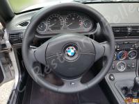 BMW Z3 roadster - anno 1997 - Restauro completo interno in pelle >>> - Panoramica del volante. (DOPO)