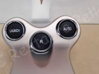 Ferrari California - Restauro completo delle plastiche appiccicose - I tre pulsanti del cambio. (DOPO)