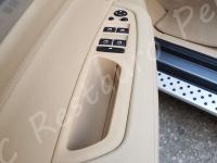 BMW X6 (E71) - anno 2010 - Pulizia interno in pelle e piccoli restauri  >>>>> - Dettaglio della parte ammalorata del pannello. 02 (DOPO)