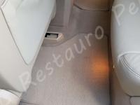 BMW X6 (E71) - anno 2010 - Pulizia interno in pelle e piccoli restauri  >>>>> - La zona piedi posteriore. (DOPO)