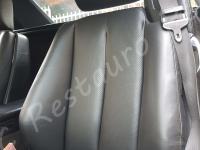 Mercedes-Benz 300SL-24v (R129) - anno 1992 - Restauro completo interno in pelle - Particolare dello schienale lato guida. (DOPO)