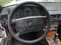 Mercedes-Benz 300SL-24v (R129) - anno 1992 - Restauro completo interno in pelle - Panoramica del volante. (DOPO)