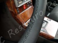 Mercedes-Benz 300SL-24v (R129) - anno 1992 - Restauro completo interno in pelle - Dettagli del volante. (DOPO)