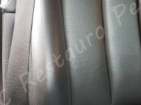 Mercedes-Benz 300SL-24v (R129) - anno 1992 - Restauro completo interno in pelle - Dettaglio del fianchetto destro del sedile passeggero. (DOPO)
