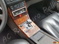 Mercedes-Benz 300SL-24v (R129) - anno 1992 - Restauro completo interno in pelle - Panoramica della consolle centrale. (DOPO)