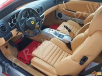 Ferrari 360 Modena - anno 2003 - Restauro completo plastiche e pulizia interno in pelle - Panoramica dell'abitacolo. (DOPO)