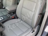 Audi A6 (C6) - anno 2008 - Restauro completo sedili anteriori e pulizia plastiche - Panoramica del sedile guida. (DOPO)