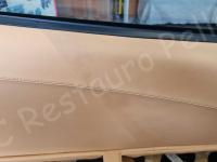 Ferrari F430 spider – Restauro plastiche appiccicose >>>>>>>>>>>> - 50/50 Pulito/Sporco su pannello porta lato guida. (DOPO)