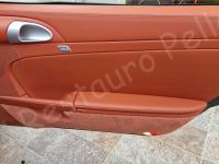 Porsche Cayman S – Restauro completo interno (pelle e plastiche) >>> - Pannello porta passeggero. (DOPO)