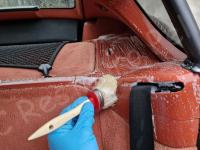 Porsche Cayman S – Restauro completo interno (pelle e plastiche) >>> - Lavaggio e igienizzazione dell'abitacolo. (DURANTE)