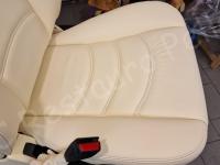 Bentley Continental Azure convertible 2004 - Restauro completo interni - Particolare della seduta di guida02 (DOPO)