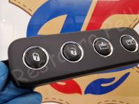 Maserati Quattroporte – Restauro completo delle plastiche e del cielo >>> - I comandi posteriori per tendina lunotto e chiusura centralizzata. (DOPO)