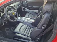 Ferrari 360 Modena – Restauro completo degli interni (pelle e plastiche)  - Panoramica dell'abitacolo lato guida. (DOPO)