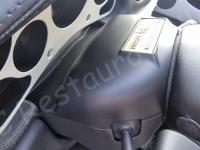 Ferrari 360 Modena – Restauro completo degli interni (pelle e plastiche)  - Il copripiantone sterzo. (DOPO)