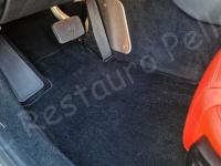 Maserati Granturismo – Restauro completo delle plastiche appiccicose - Zona piedi lato guida. (DOPO)