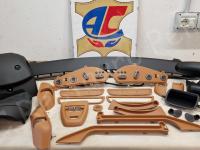 Ferrari FF – Restauro completo delle plastiche appiccicose >>>>>>>>>>>>>> - Seconda panoramica delle plastiche. (DOPO)