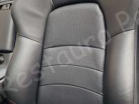 Honda S2000 – Restauro pelle e plastiche >>>>>>>>>>>>>>>>>>>>>>>> - Particolare dello schienale. (DOPO)