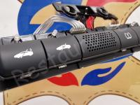 Ferrari 599 GTO - Restauro plastiche appiccicose >>>>>>>>>>>>>>>>>>>>> - I pulsanti sulla plafoniera. (DOPO)