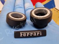 Ferrari 599 GTO - Restauro plastiche appiccicose >>>>>>>>>>>>>>>>>>>>> - I pomelli e la piccola scritta Ferrari sull'autoradio. (DOPO)