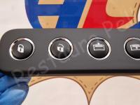 Maserati Quattroporte S – Restauro completo delle plastiche appiccicose - I comandi sul tunnel posteriore. (DOPO)