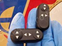 Maserati Quattroporte S – Restauro completo delle plastiche appiccicose - I comandi dei sedili elettrici lato passeggero. (DOPO)