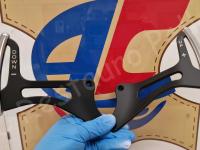 Maserati Quattroporte S – Restauro completo delle plastiche appiccicose - I paddles del cambio al volante. (DOPO)