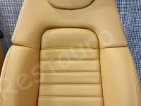Ferrari 360 Modena Spider – Restauro completo plastiche e pelle >>>> - Particolare dello schienale di guida. (DOPO)